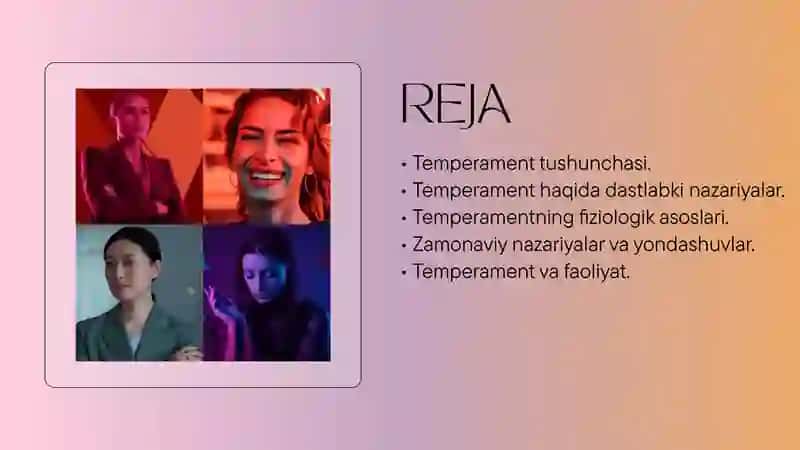 Temperament va uning nazariyadi 2
