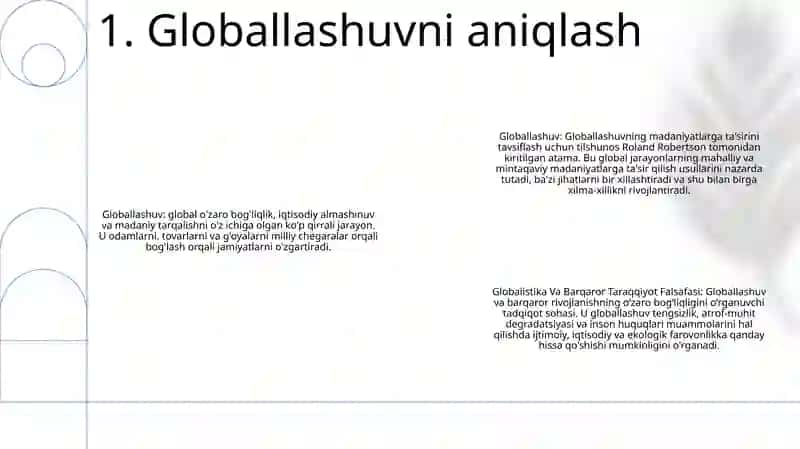 Globallashuv, Globalistika Va Barqaror Taraqqiyot Falsafasi 2