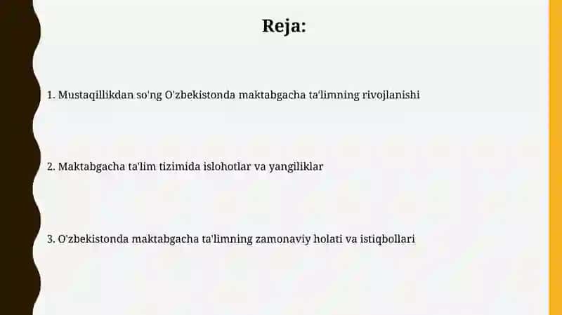 O'zbekistonda maktabgacha ta'limning rivojlanishi 2