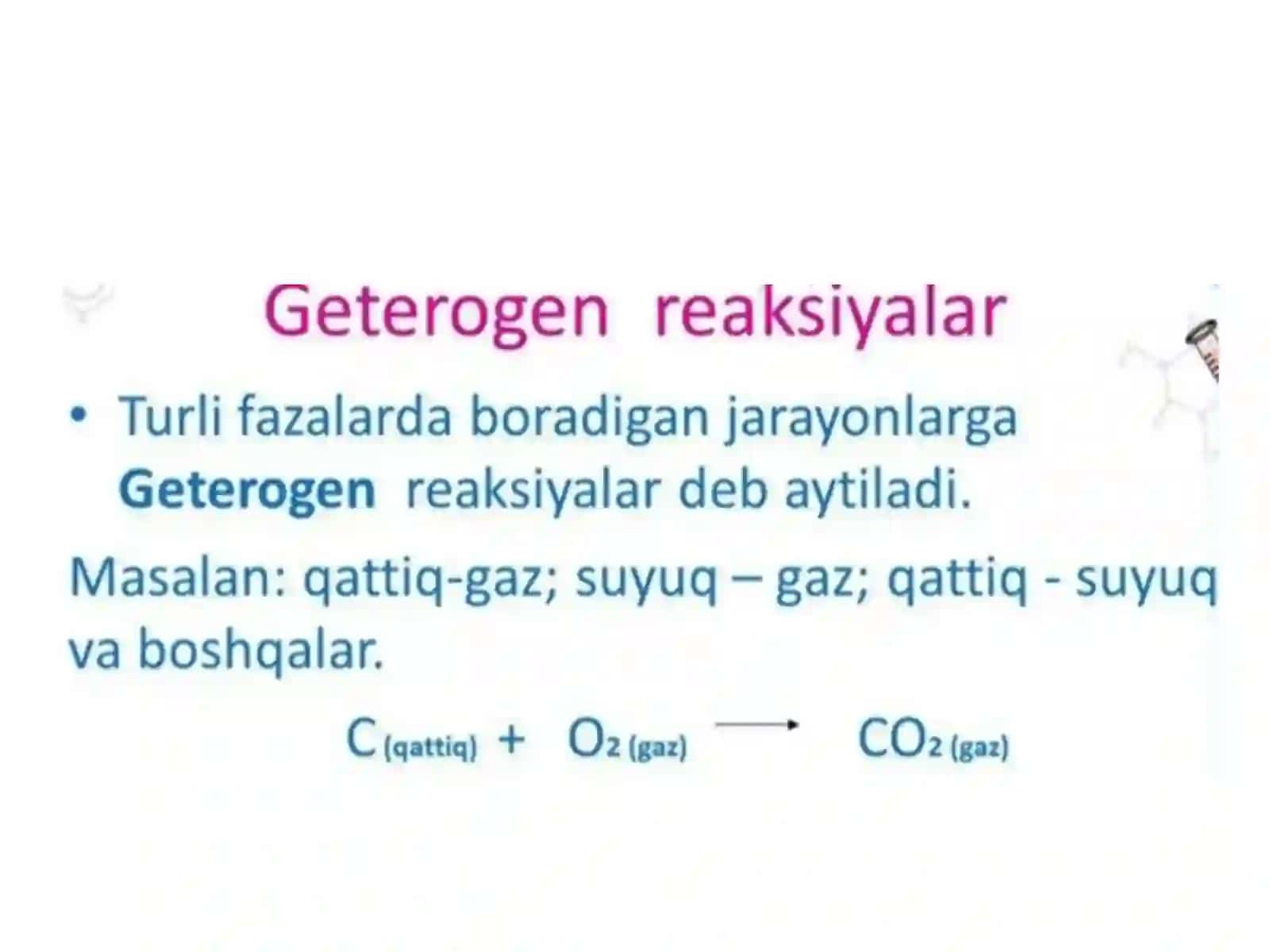 Geterogen  sistemalarda  bo`ladigan  kimyoviy  muvozanatlar 2