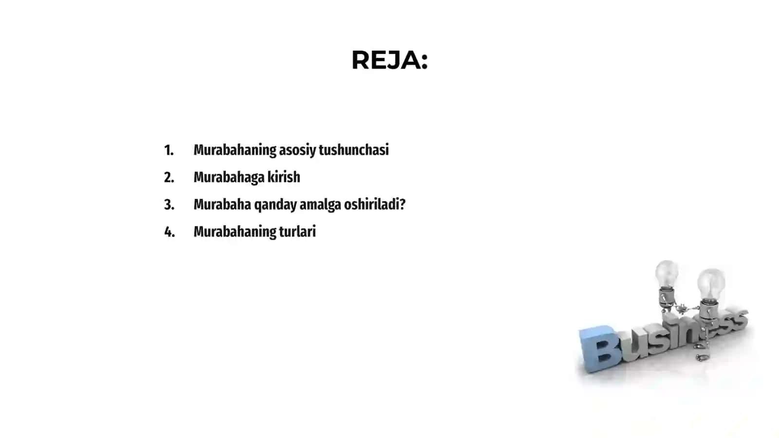 Murabaha va uning turlari 2