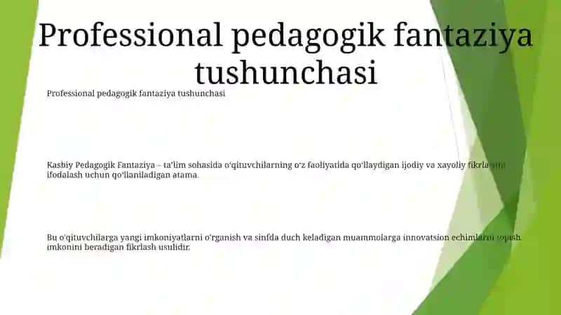 Kasbiy Pedagogik Fantaziya 2
