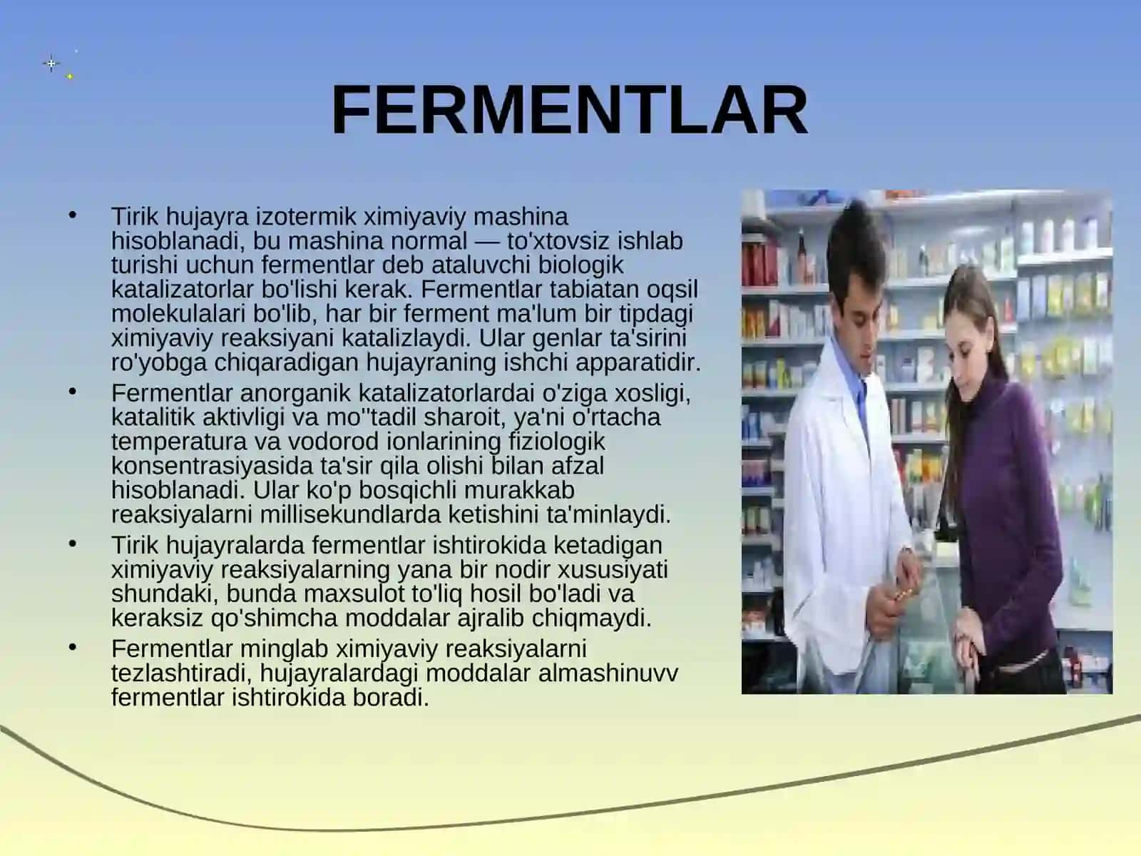 Fermentlar va oqsillar 2