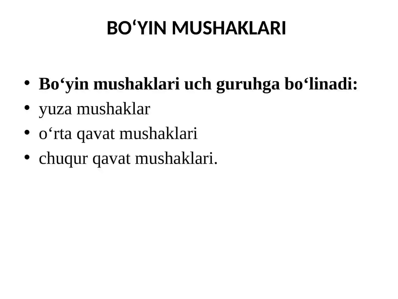 Bo‘yinmushaklariuchguruh 2