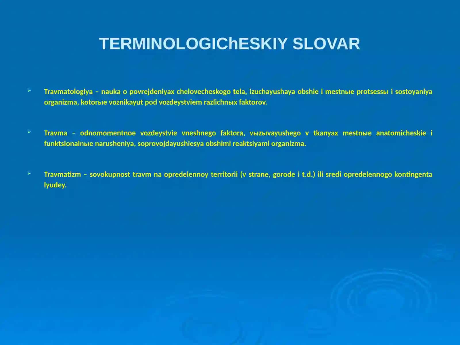 Travmatologiya asoslari 2