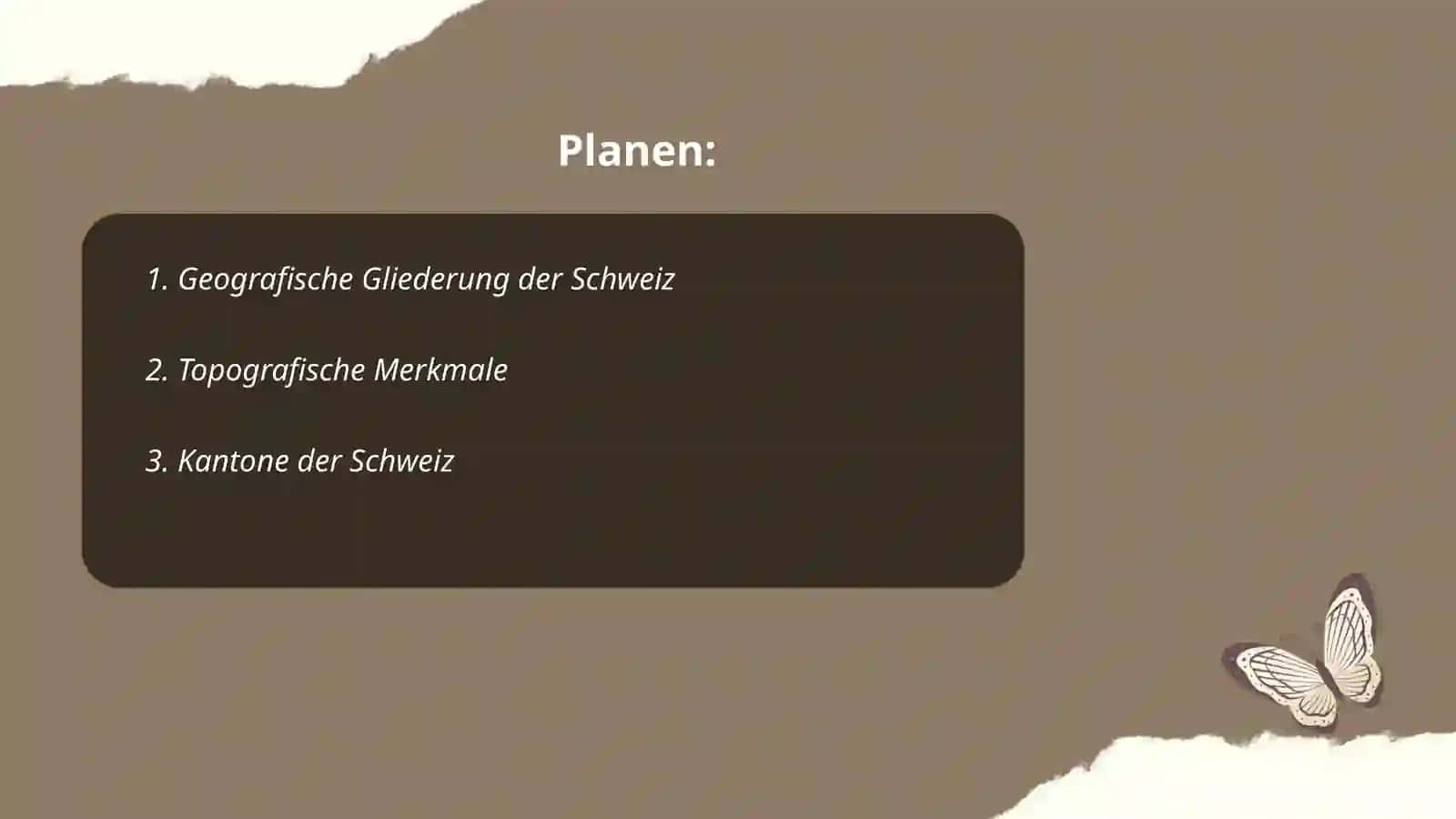 Geographische Lage der Schweiz 2