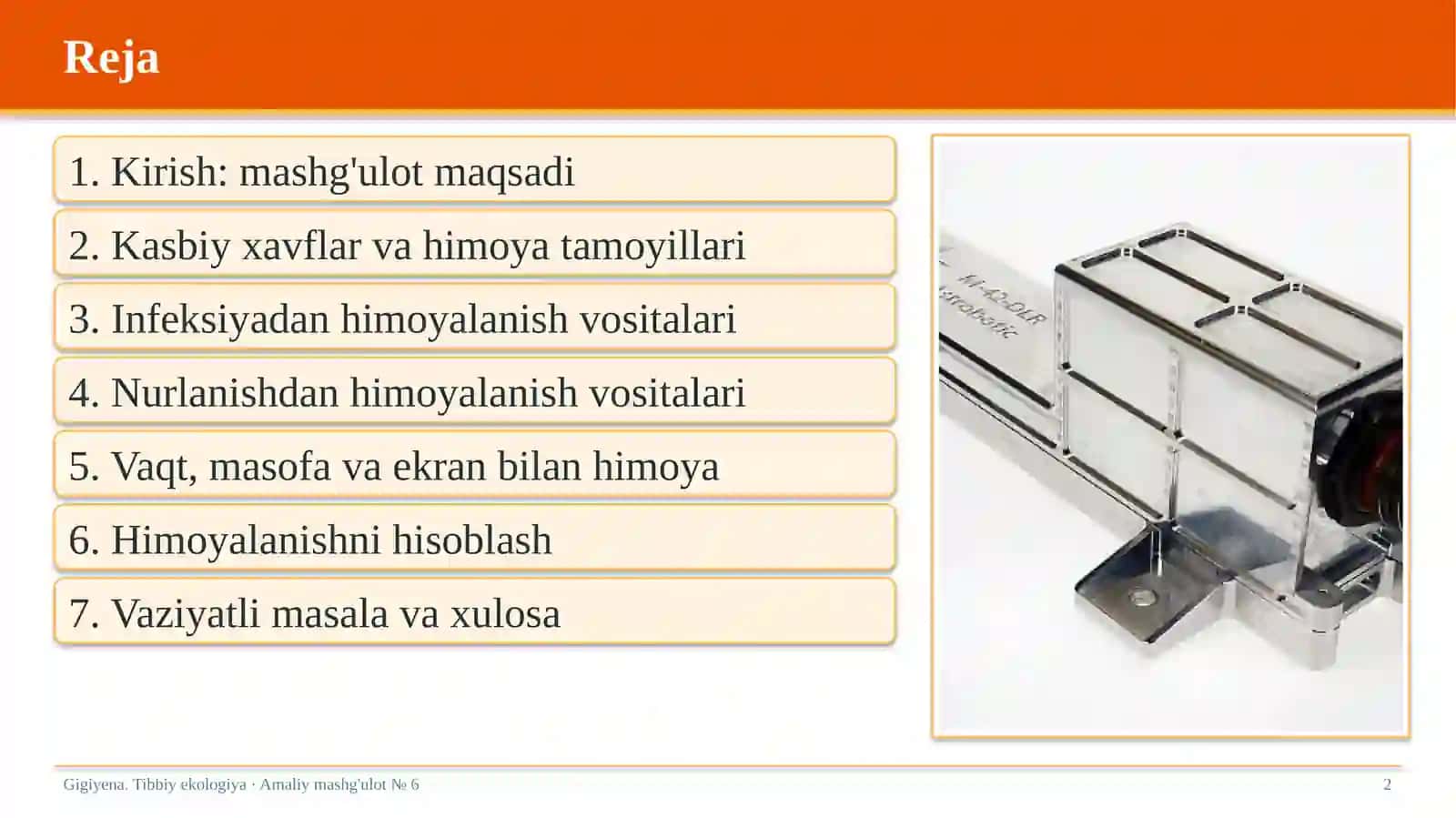 Davolanish muassasalarida infeksiyalardan himoyaanish vositalari 2