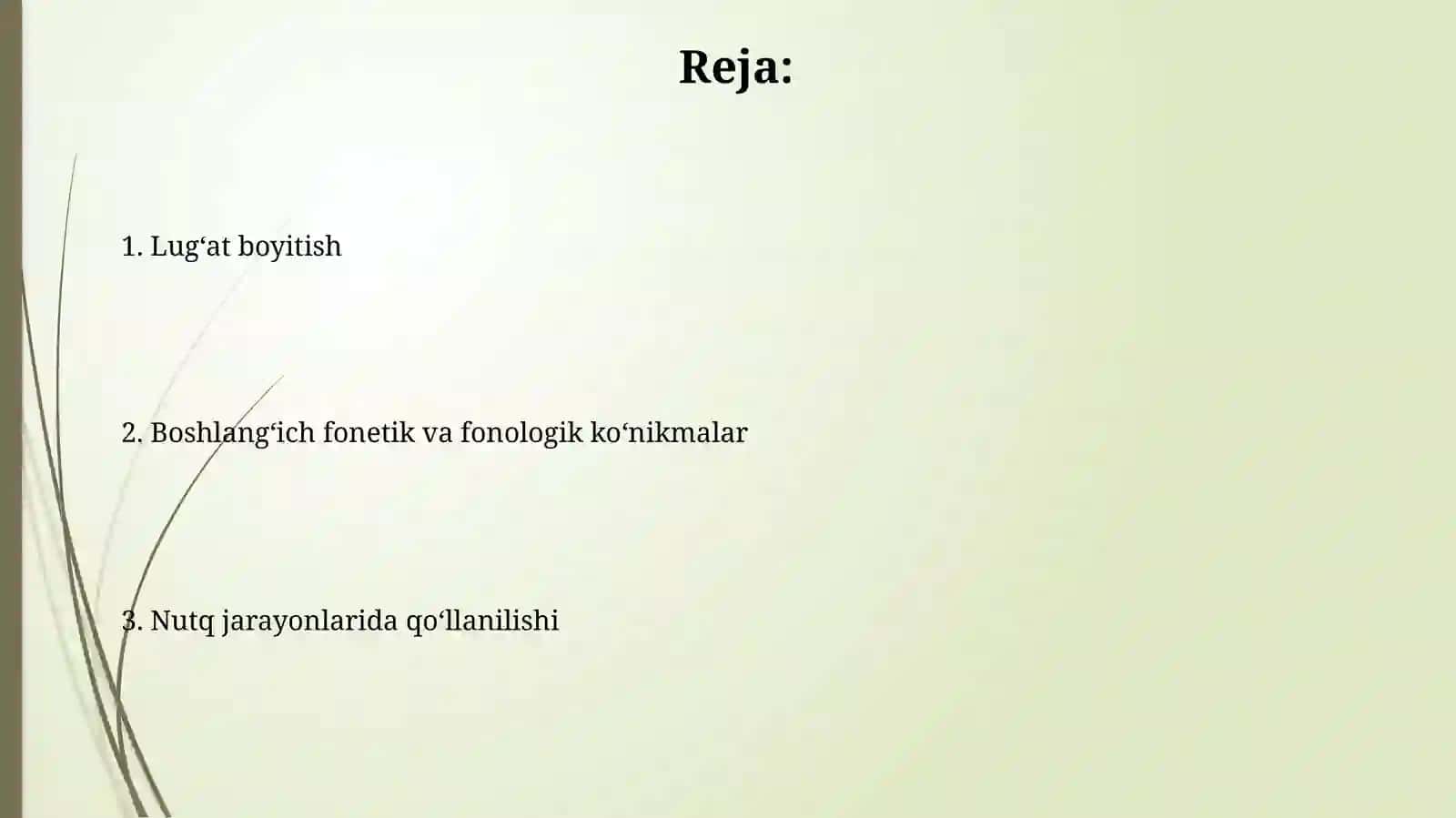 Boshlangʻich fonetik va fonologik koʻnikmalar 2