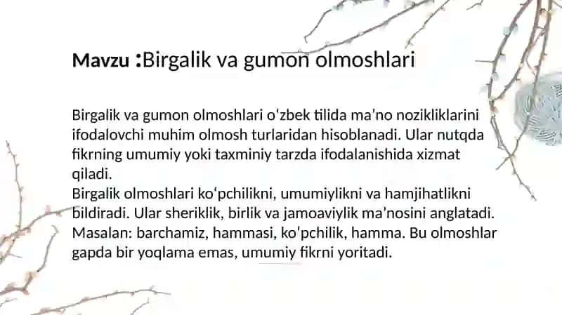 Tiltarixiʼʼfanidantayyorlagantaqdimoti 2