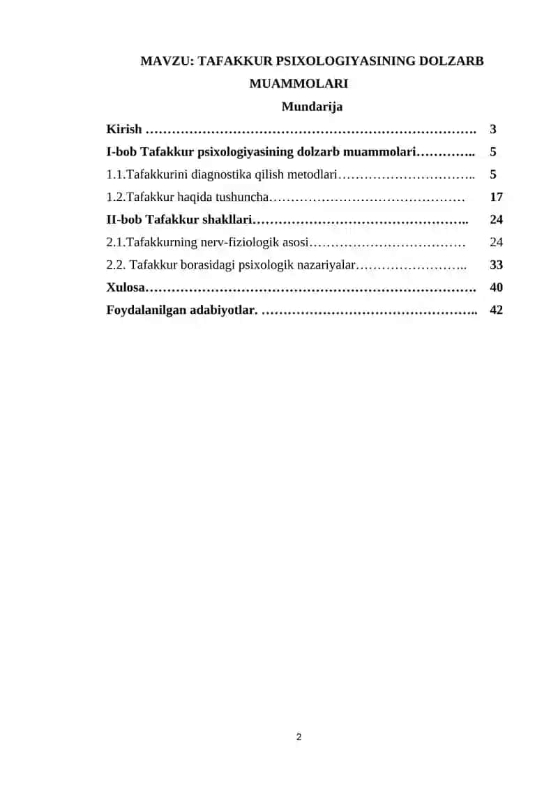 TAFAKKUR PSIXOLOGIYASINING DOLZARB MUAMMOLARI 2