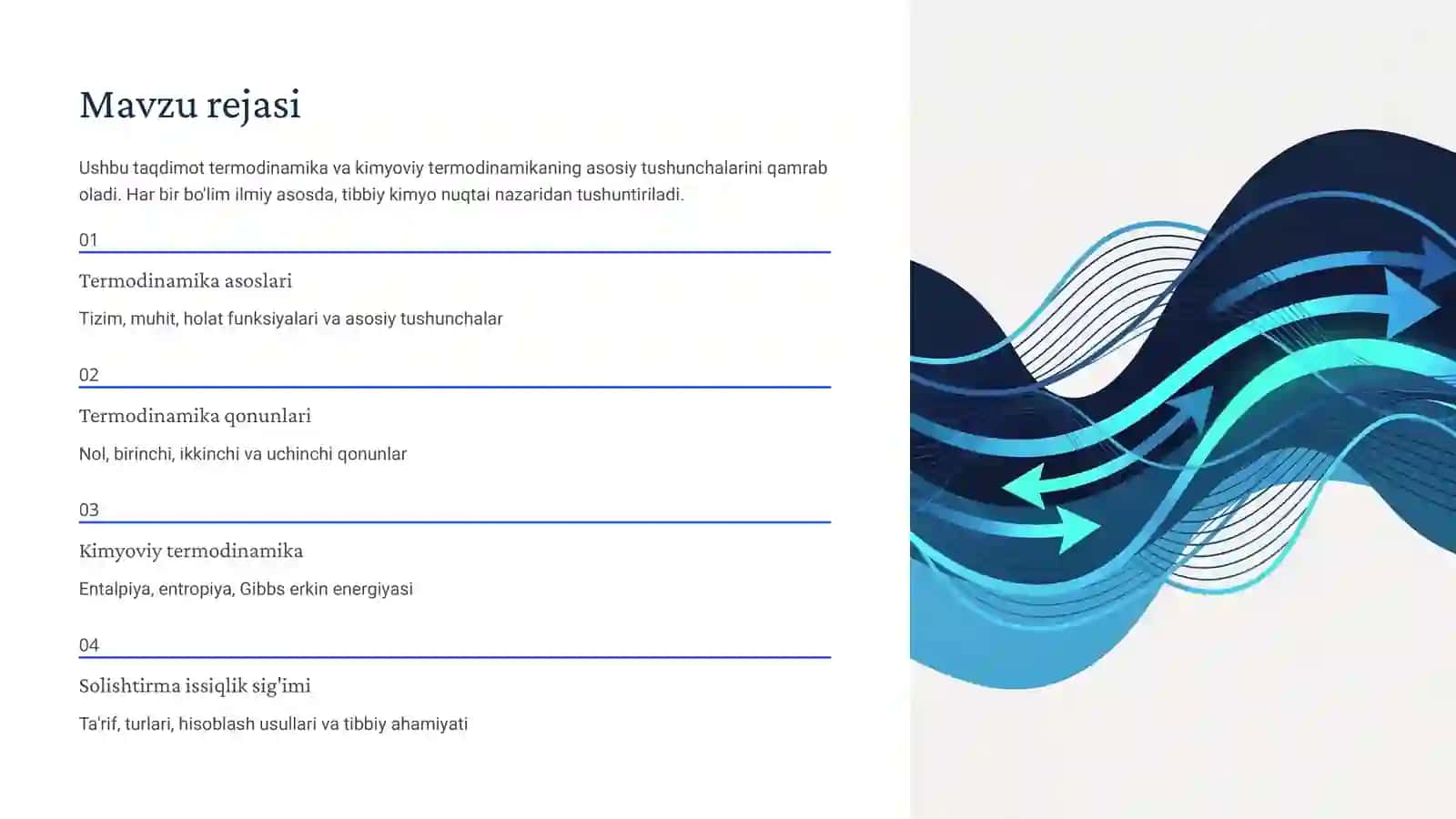 Termodinamika va kimyoviy termodinamikaning asosiy tushunchalari Solishtirma issiqlik sig'imi 2