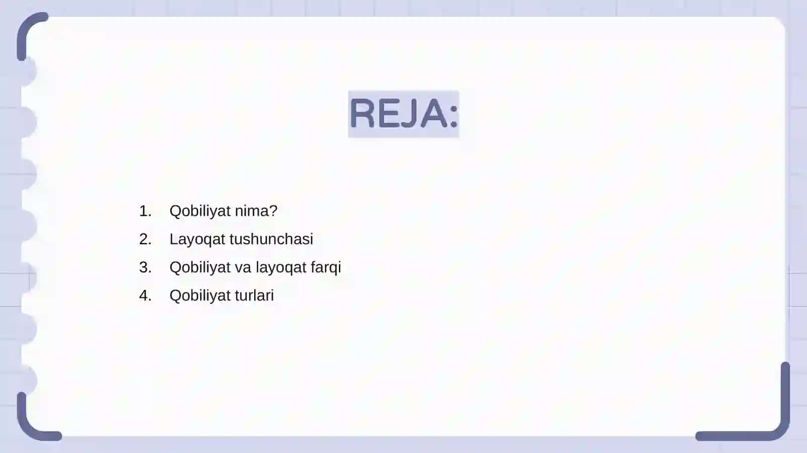 Qobiliyat va layoqat 2
