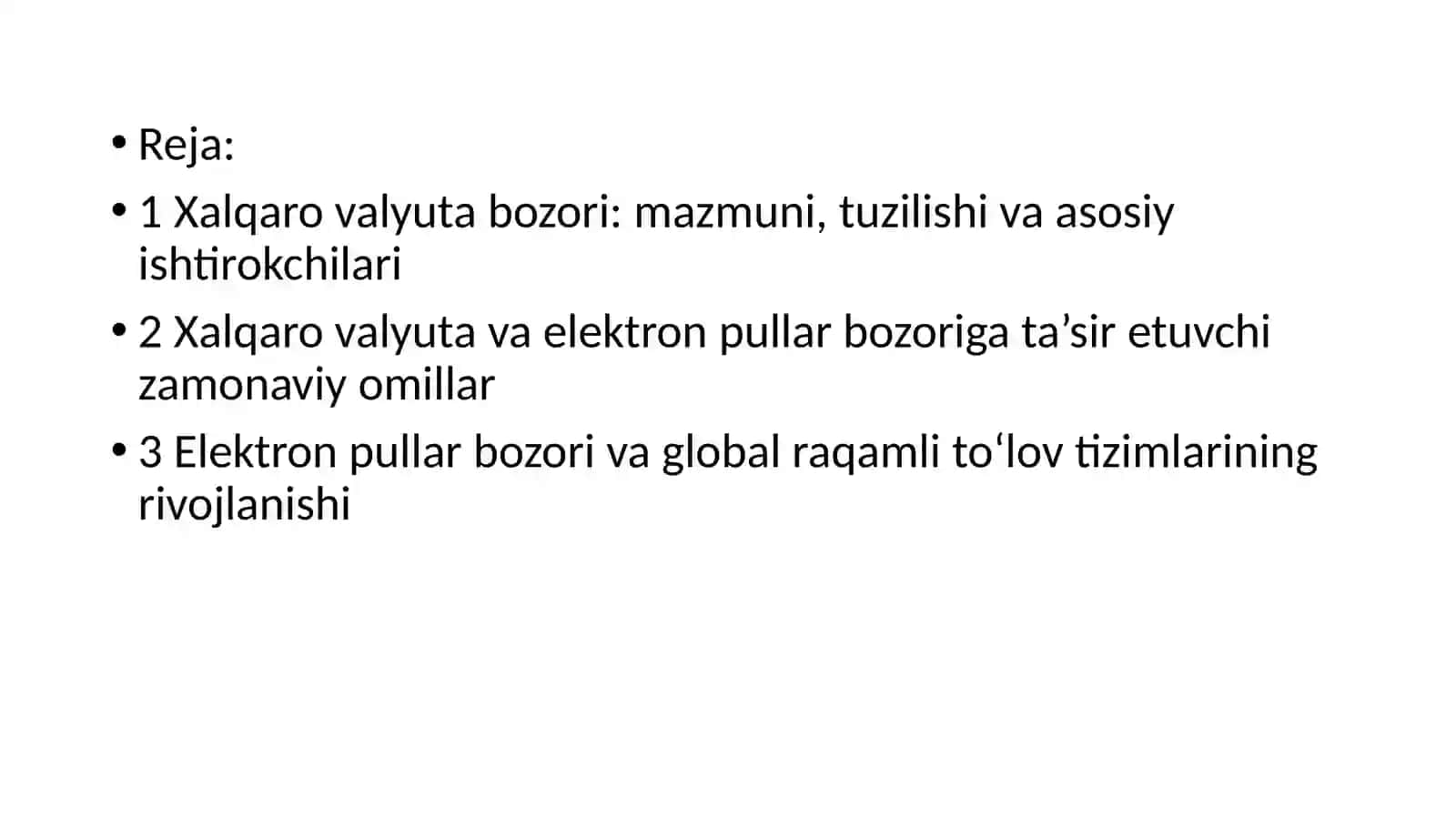 XalqarovalyutavaelektronpullarbozorAbdullayevAsqarali 2