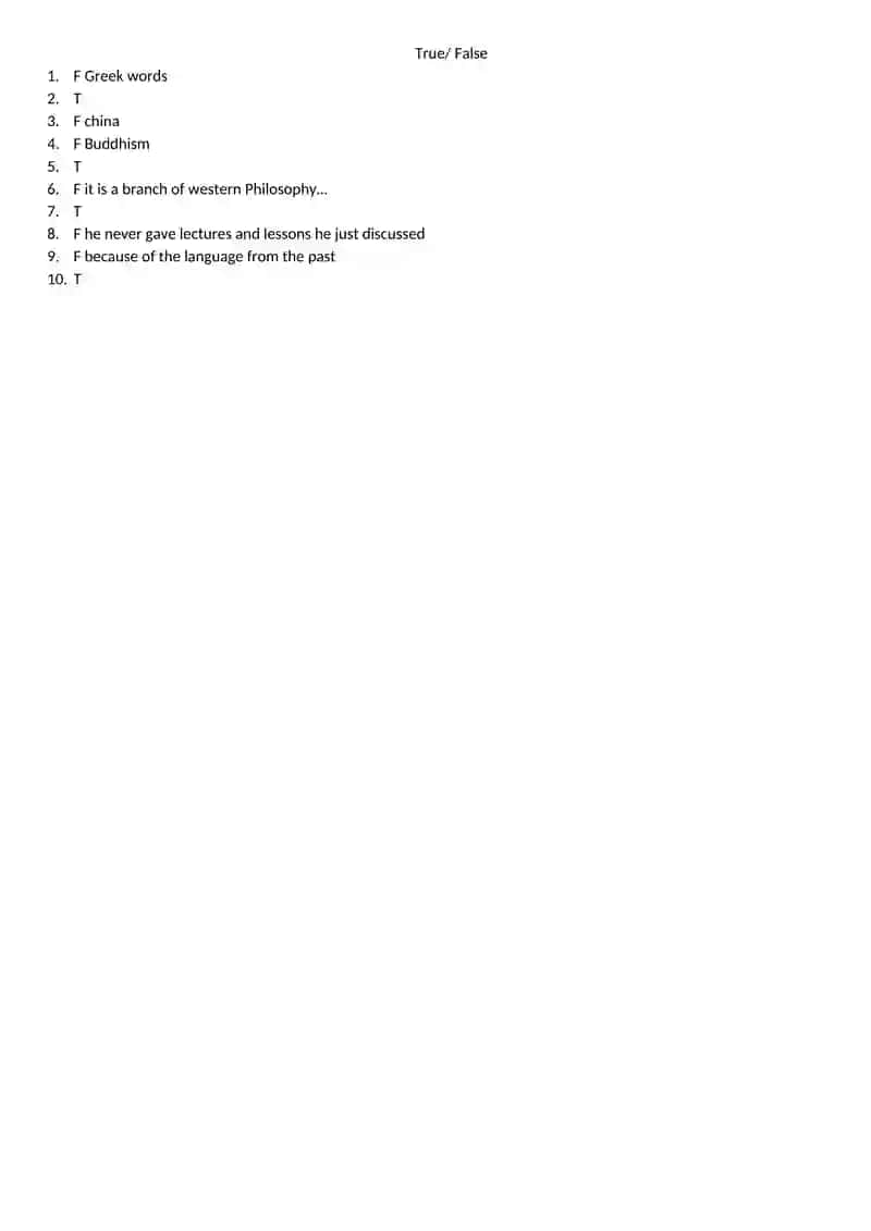 Philosophy Concepts 2