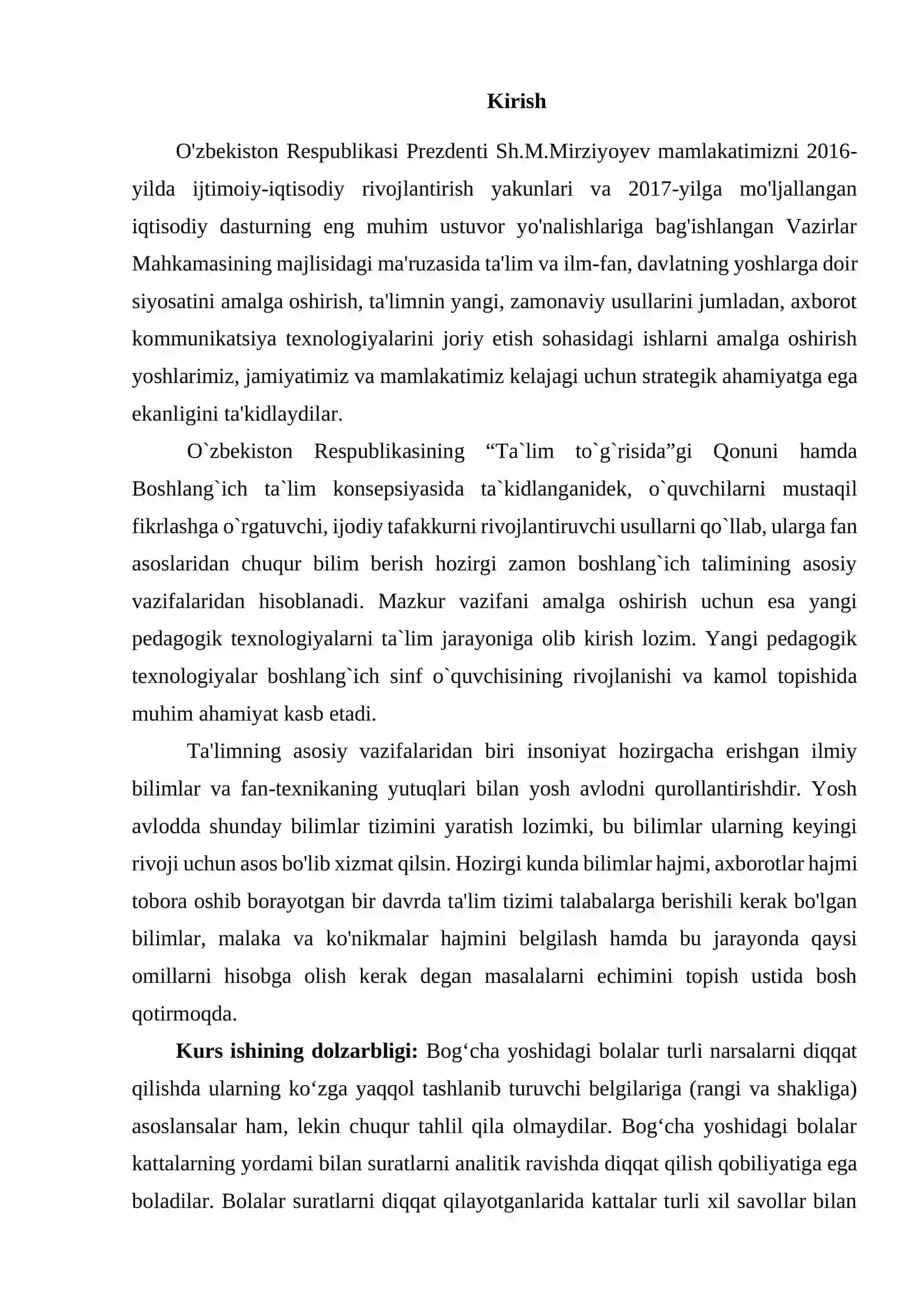 Maktabgacha davr bolalarida diqqat jarayonini rivojlantirishni psixodiagnostikasi 2