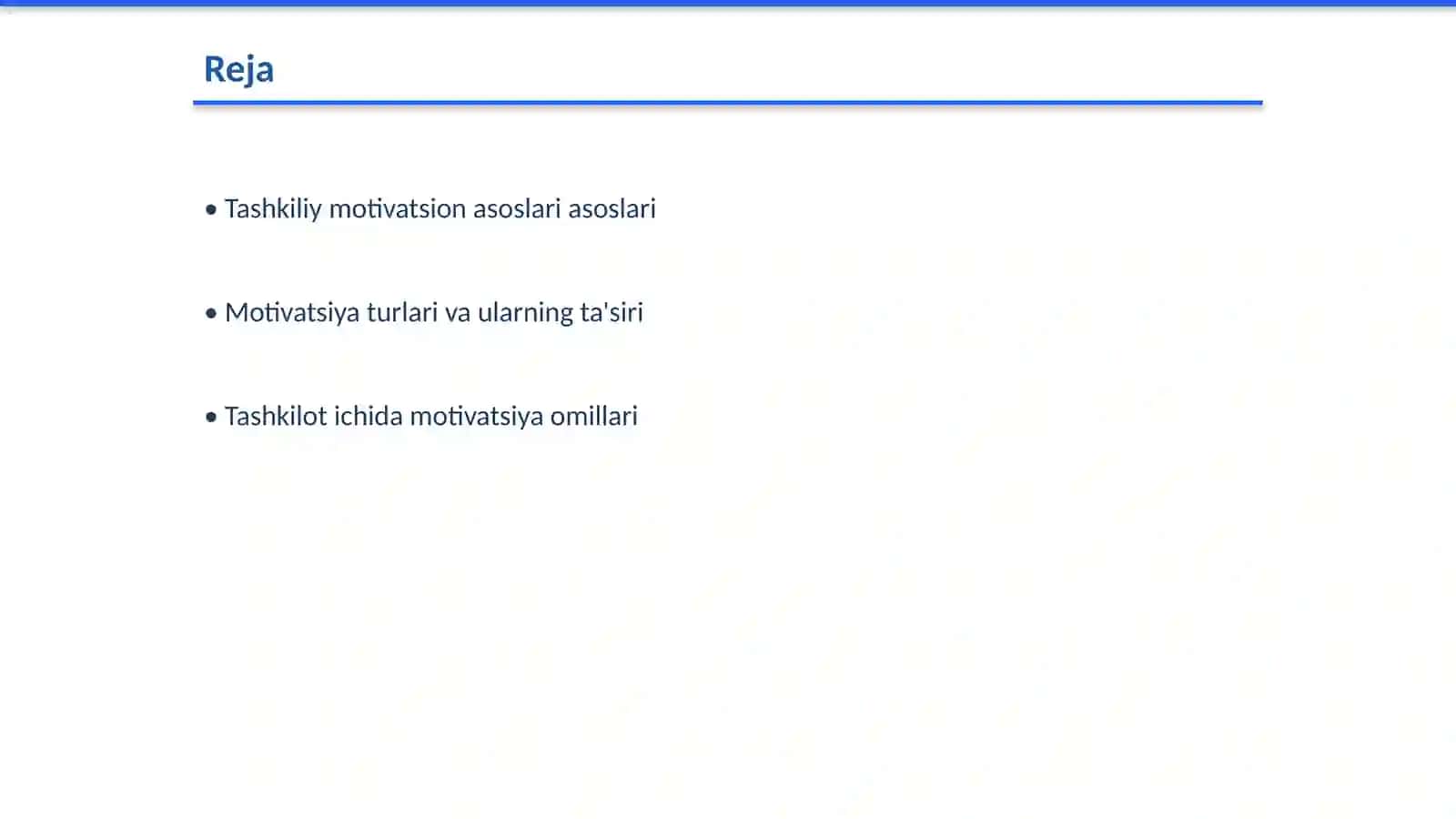 Tashkiliy motivatsion asoslari 2
