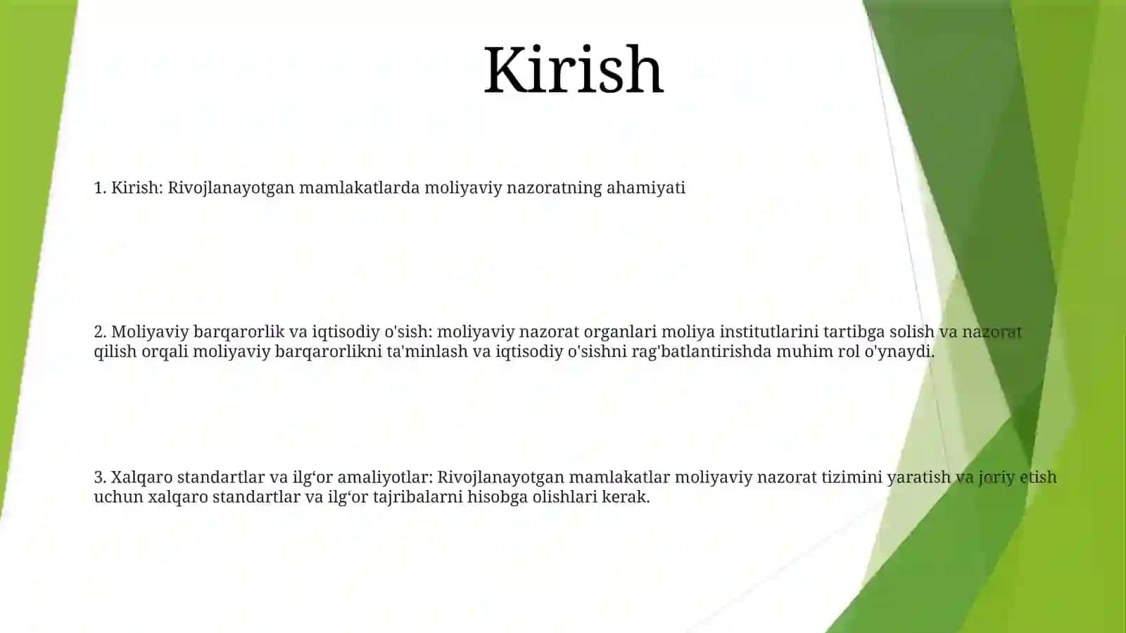 Rivojlаngаn Mаmlаkаtlаrdа Moliyaviy Nаzorаtni Tаshkil Etish 2