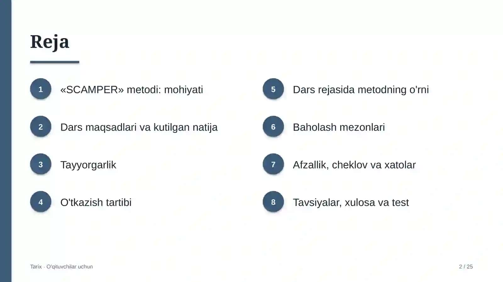 tarix darslarida scamper metodidan foydalanish 1687 2