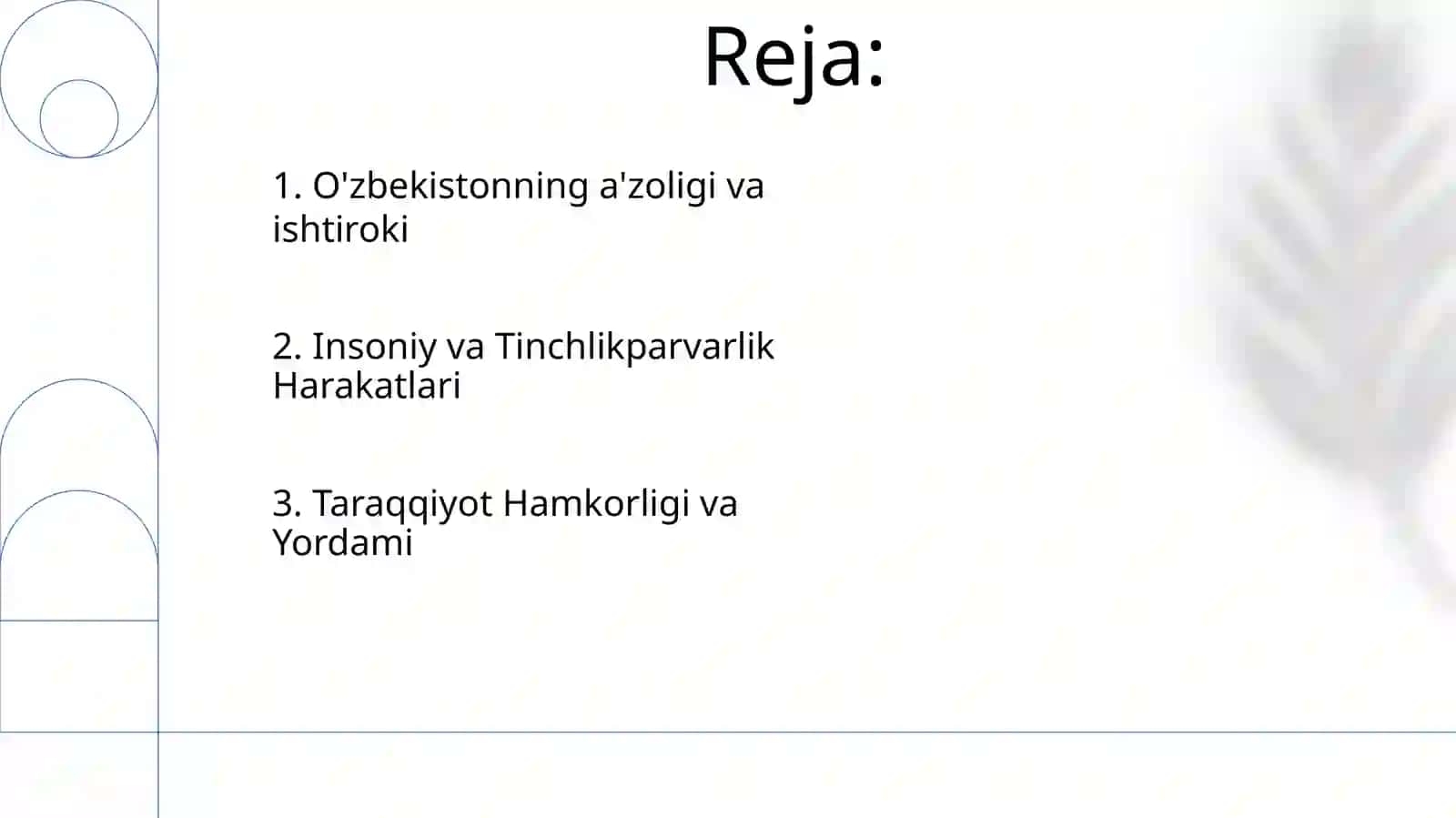O'zbekiston Respublikasining BMT bilan hamkorligi 2