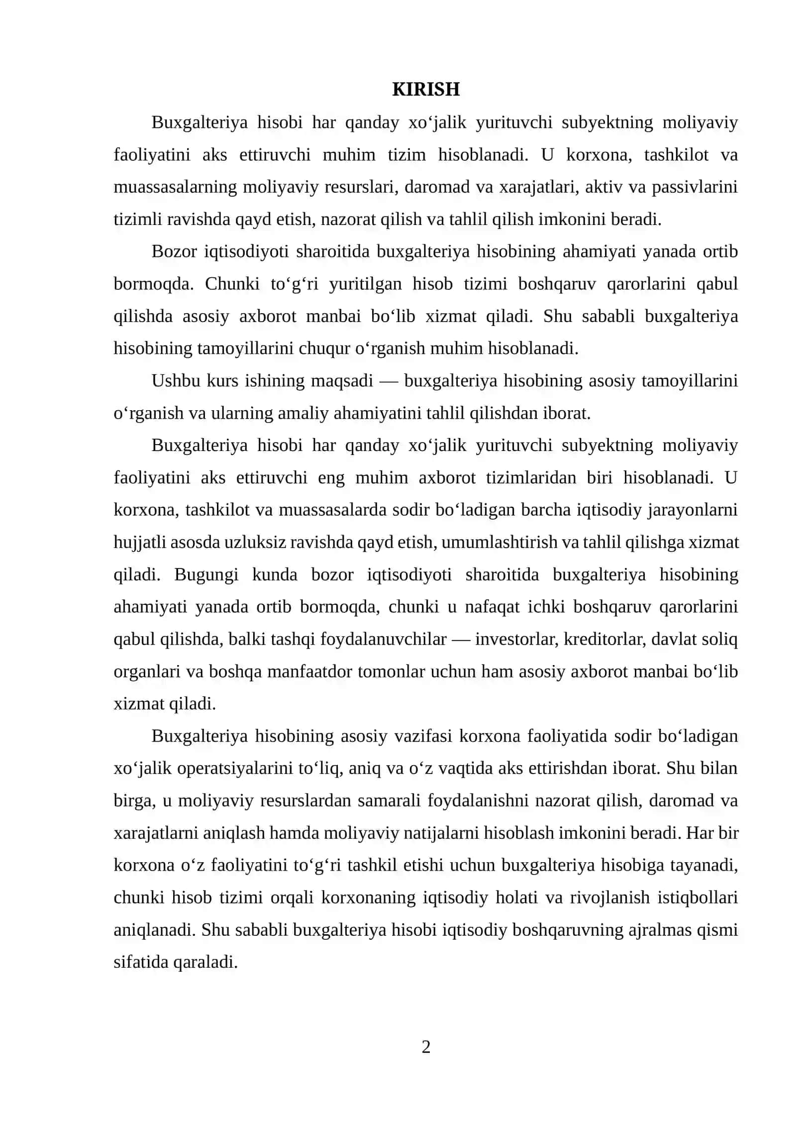 BUXGALTERIYA HISOBINING ASOSIY TAMOYILLARI 2