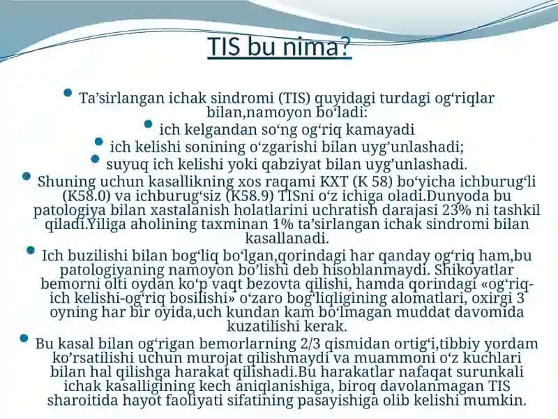 Ichakni qitig’lash sindromi 2