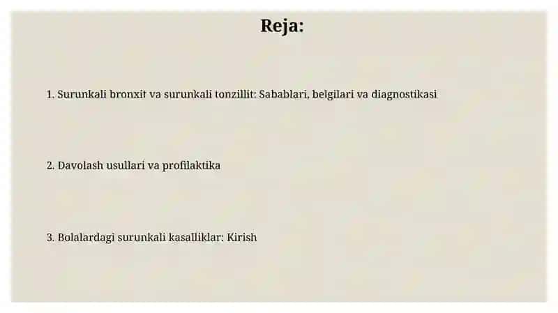 Surunkali bronxit va surunkali tonzillit: Sabablari, belgilari va diagnostikasi 2