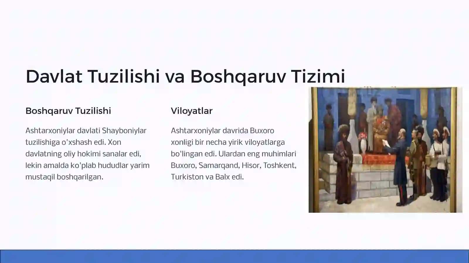 Ashtarxoniylar Hukmronligi Davridagi Buxoro Xonligi 2