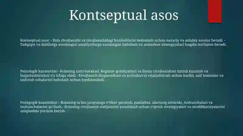 Psixologik Va Pedagogik Kuzatishlar Va Bolalar Rivojlanishida Oğishlarni Korreksiyalash Usullari 2