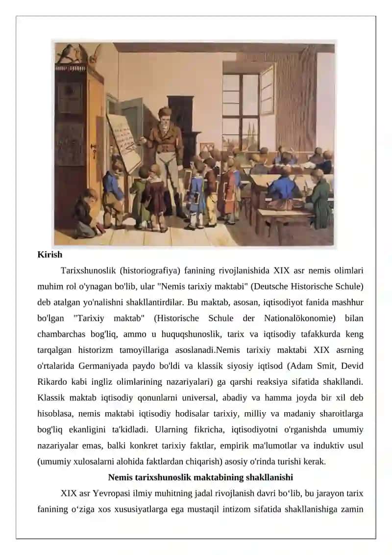 Nemis tarixshunoslik maktabi 2