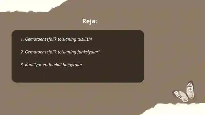 Gematoensefalik to'siq gistologiyasi va fiziologiyasi 2