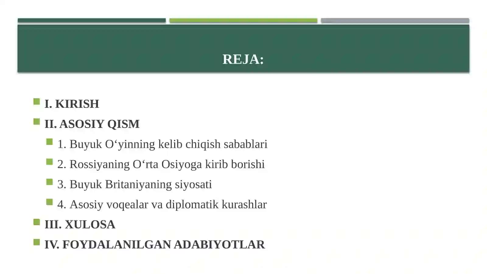 Buyuk Britaniya-Rossiya Raqobati 2
