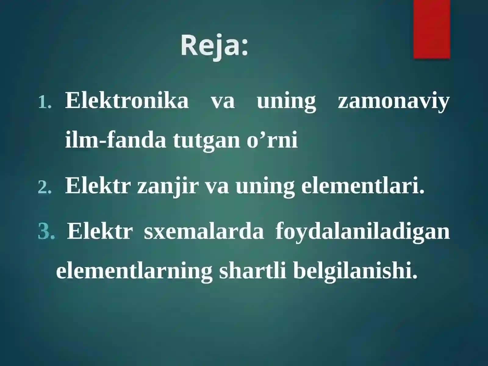 Elektronik qurilmalar 2