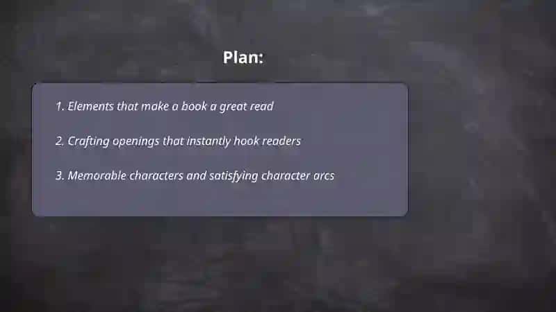 Elements that make a book a great read 2