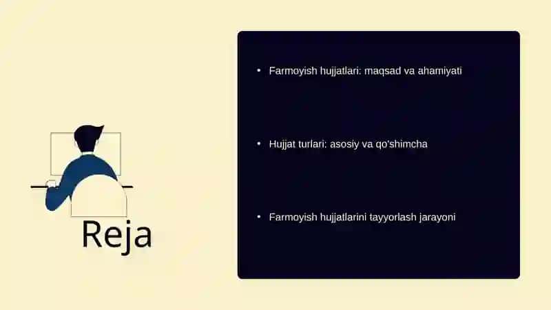Farmoyish hujjatlari 2