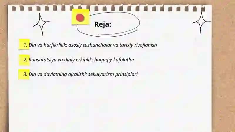 Din va hurfikrlilik 2