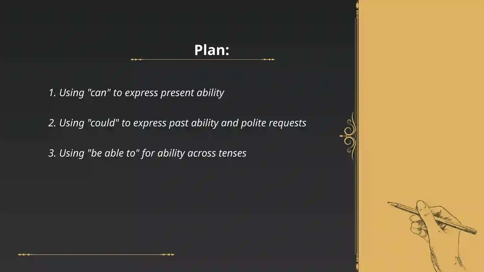 Modals ( ability, permission and advice) 2