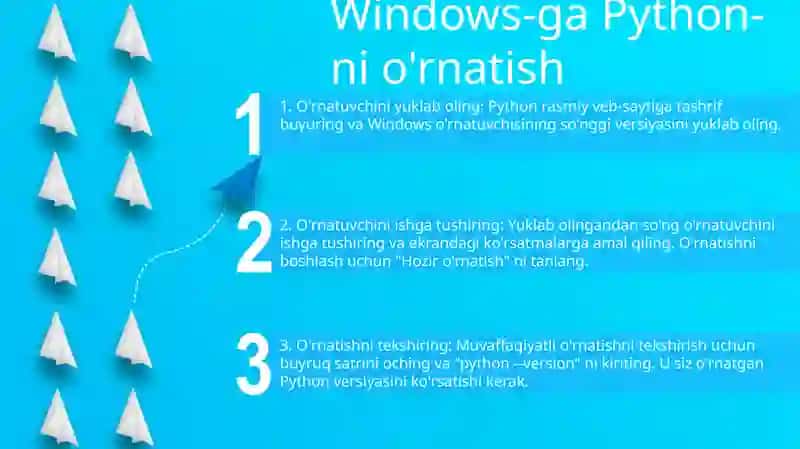 Python Dasturlash Tilini O‘Rnatish 2