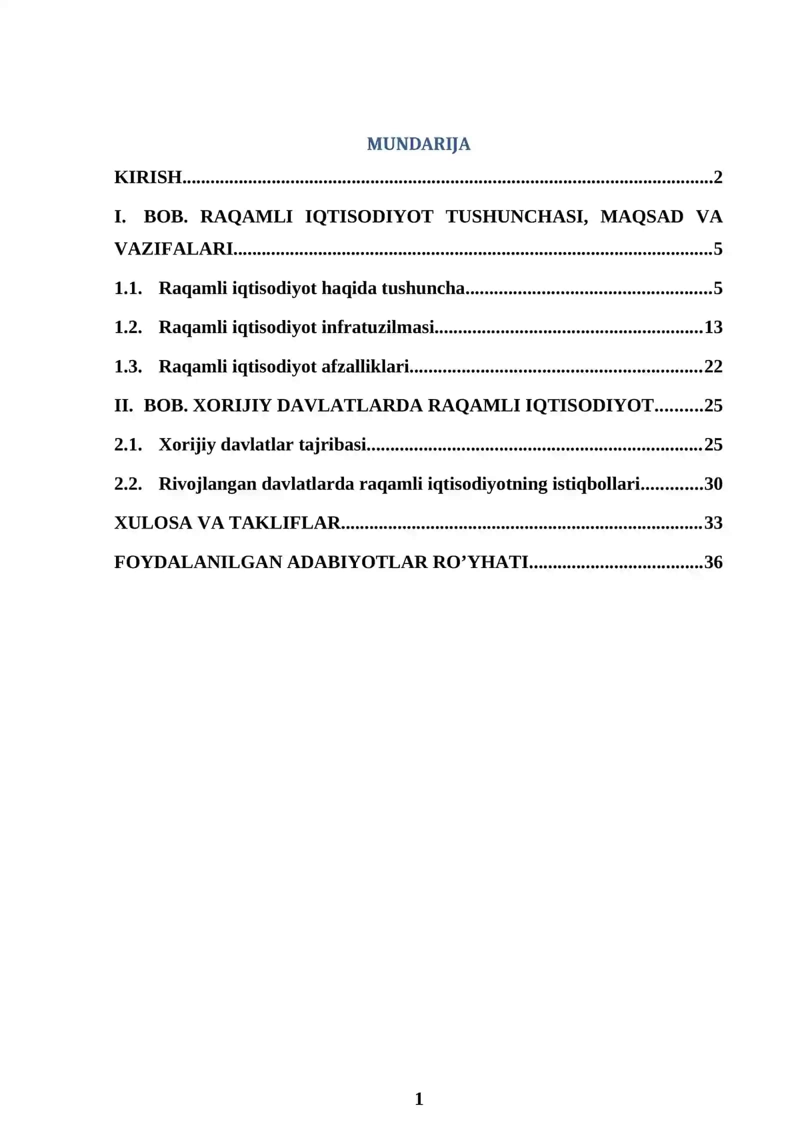 Iqtisodiyot taraqqiyotga erishishda raqamli iqtisodiyotning o'rni 2