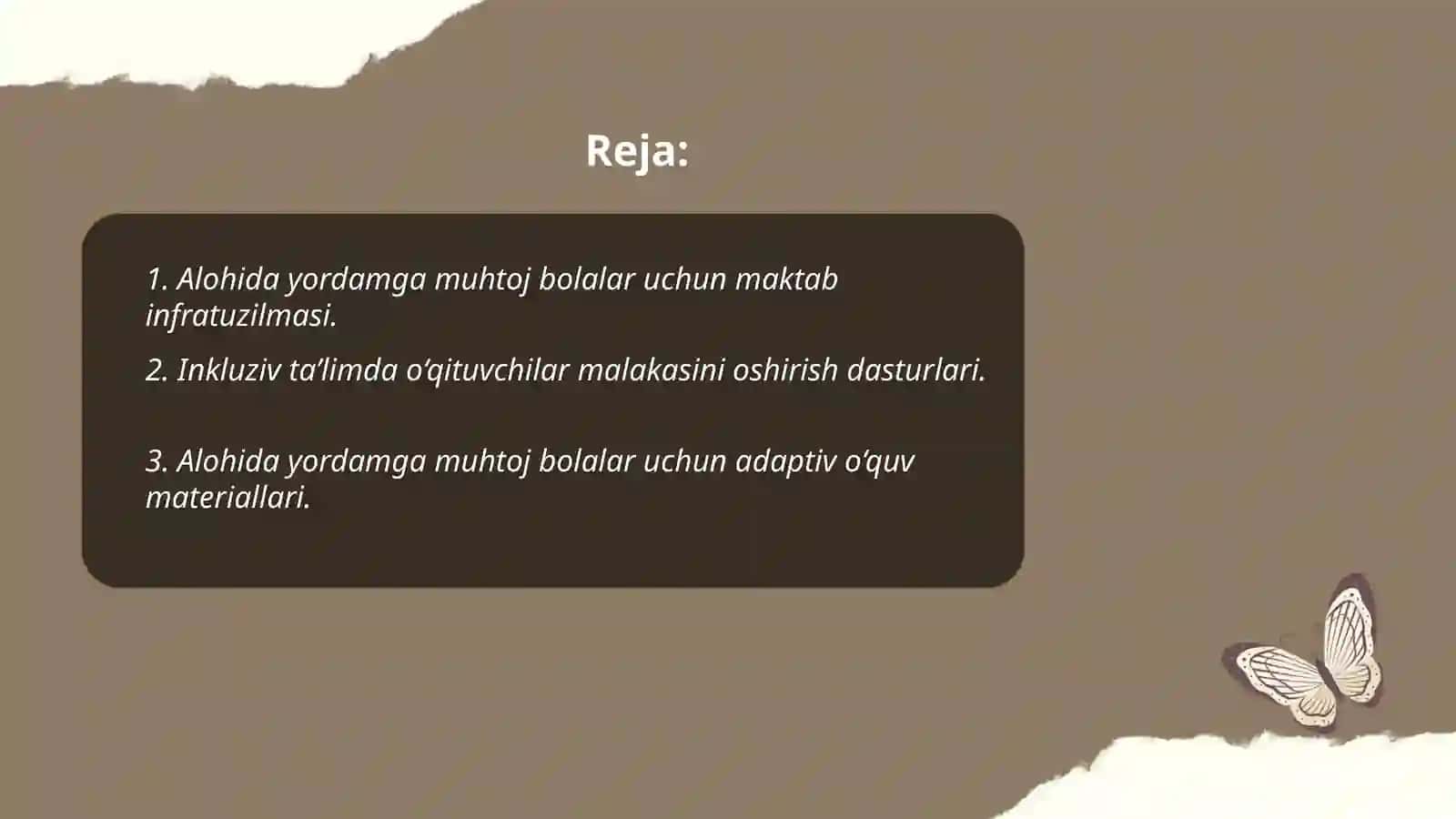 Alohida yordamga muhtoj bolani samarali inklyuziyatsiya uchun ichki sharoitlar 2