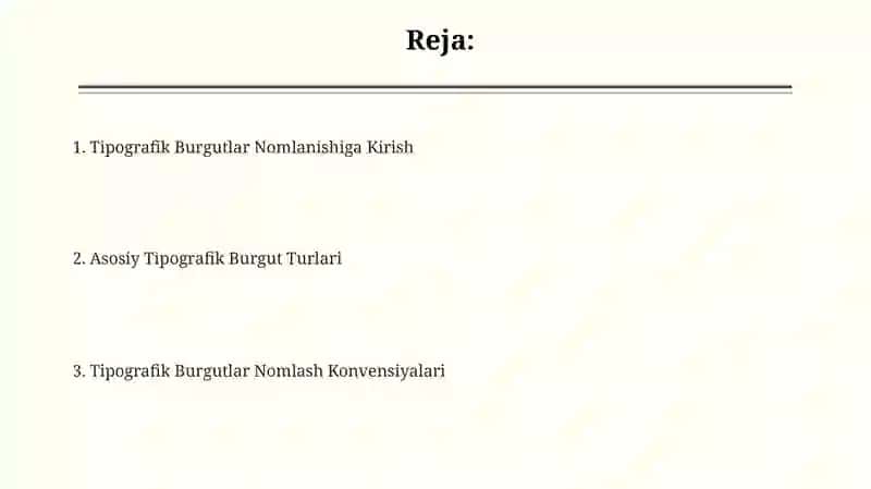 Tipografik kartalarning nomenklaturasi 2