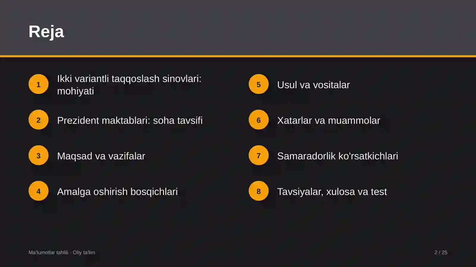 prezident maktablarida ikki variantli taqqoslash sinovlarini o'tkazish 6393 2