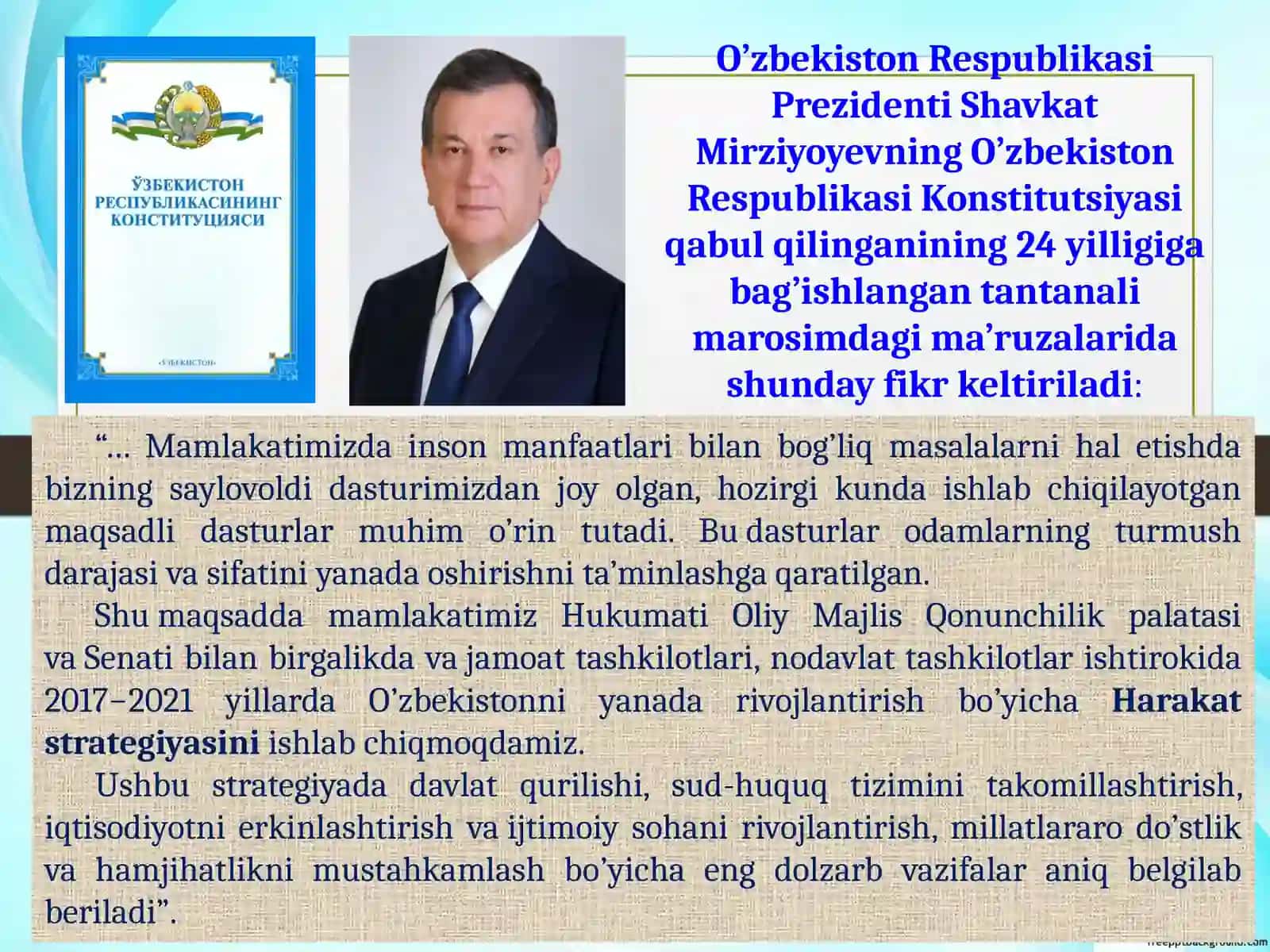 Mamlakatimizda insonmanfaatlariga tawajo 2