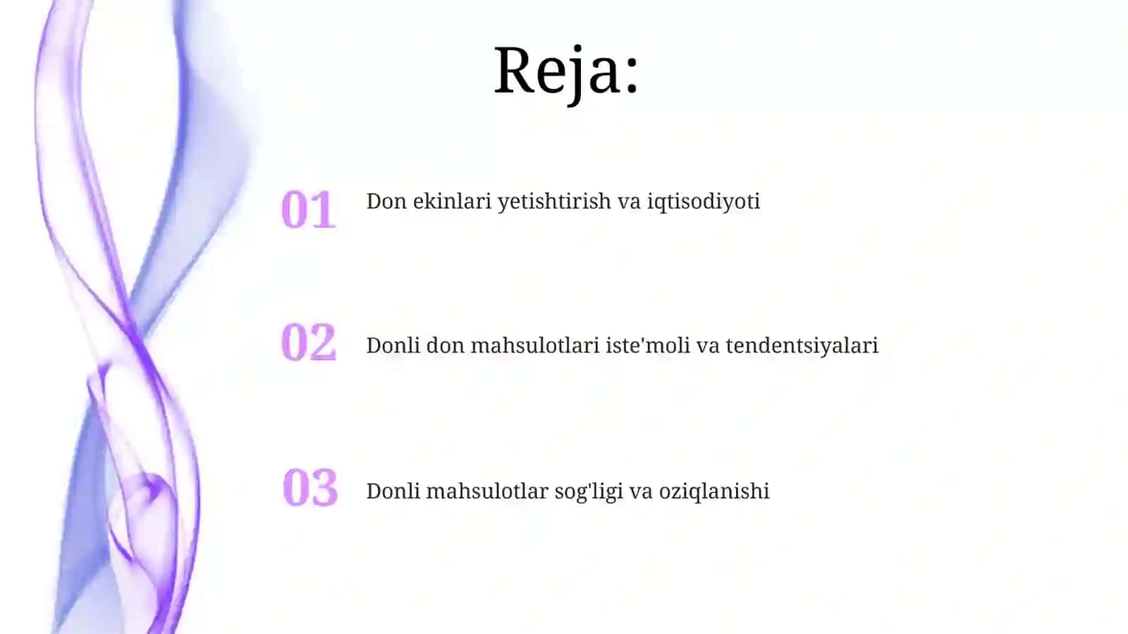 Yangi Don Mahsulotlari 2