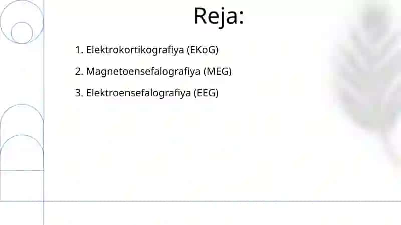 EEG, EKG, MEG 2