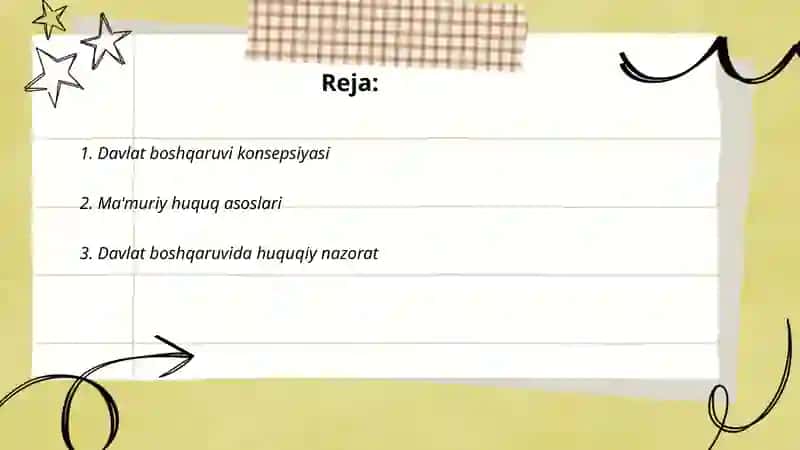 Davlat boshqaruvining maʼmuriy huquqiy shakllari 2