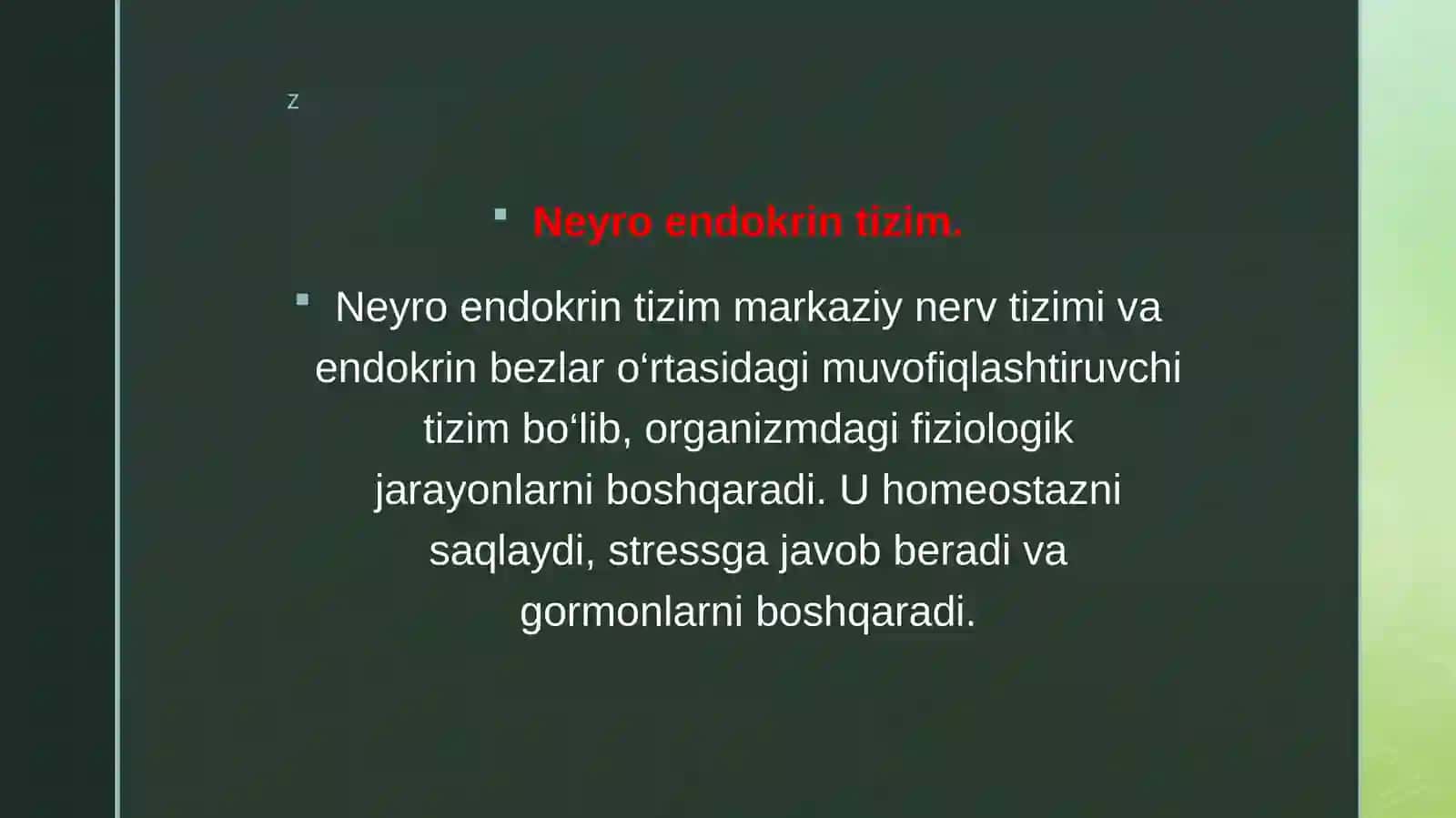 Neyroendokrintizim 2