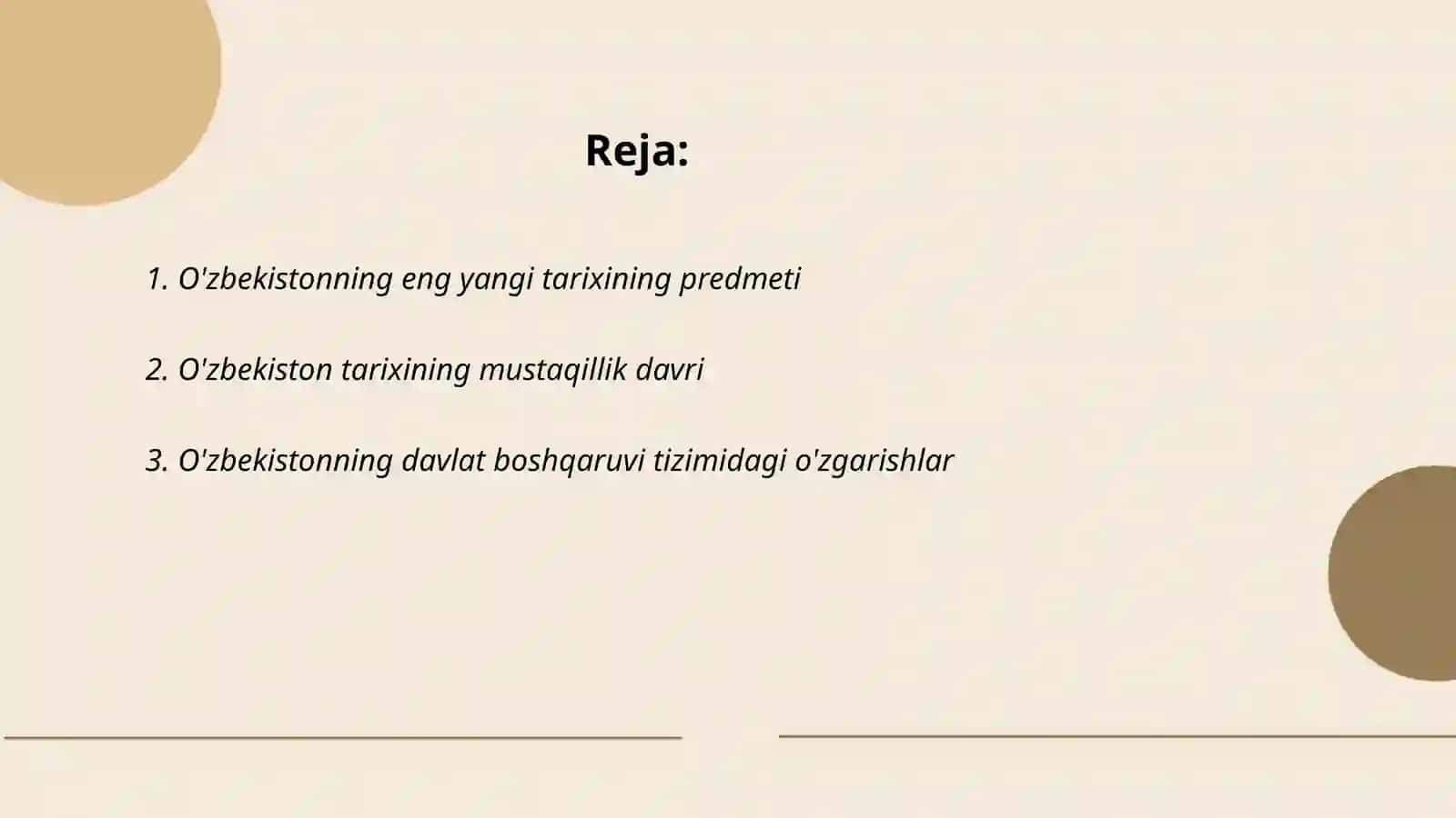 O'zbekistonning eng yangi tarixi 2