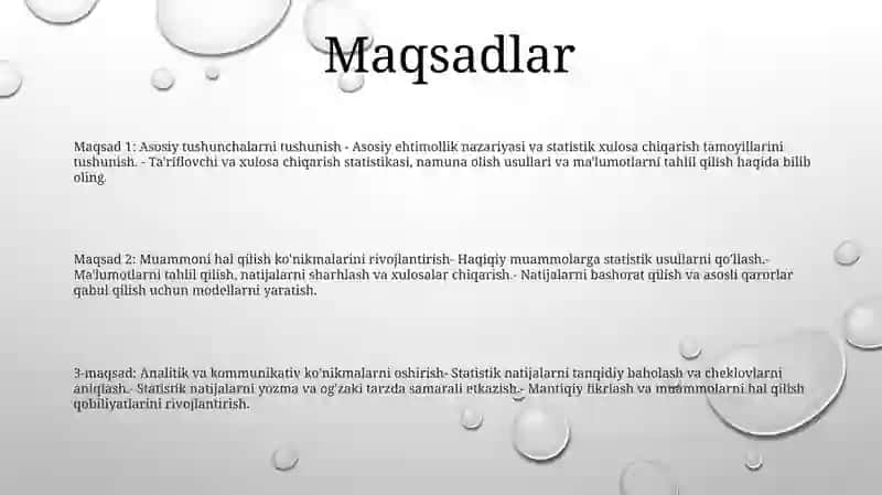 Matematik Statistika Elementlari 2