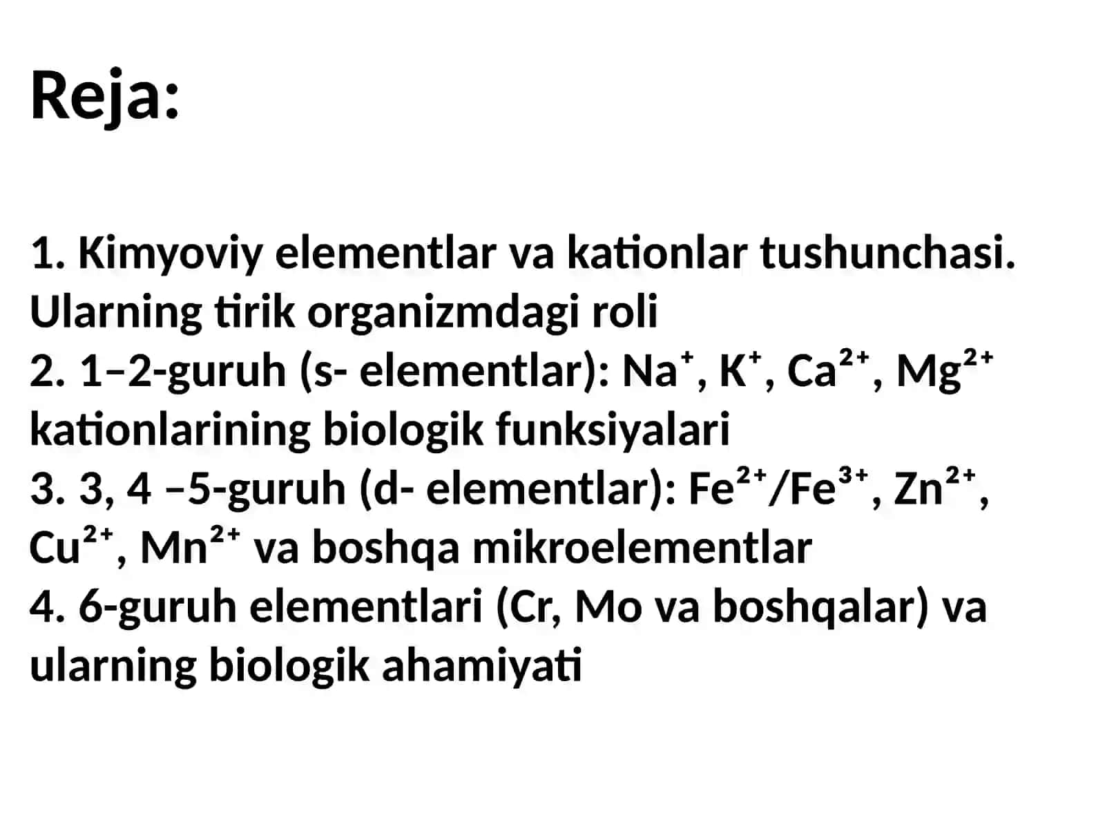 Analitik Fizkolloid va Bioorganik kimyo fanidan taqdimot 2