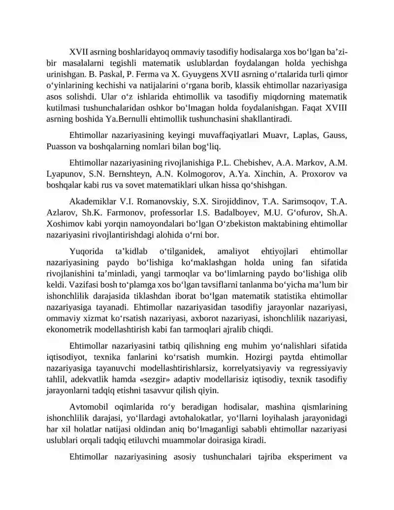 bog'liqsiz tarjibalar ketma ketligi 2